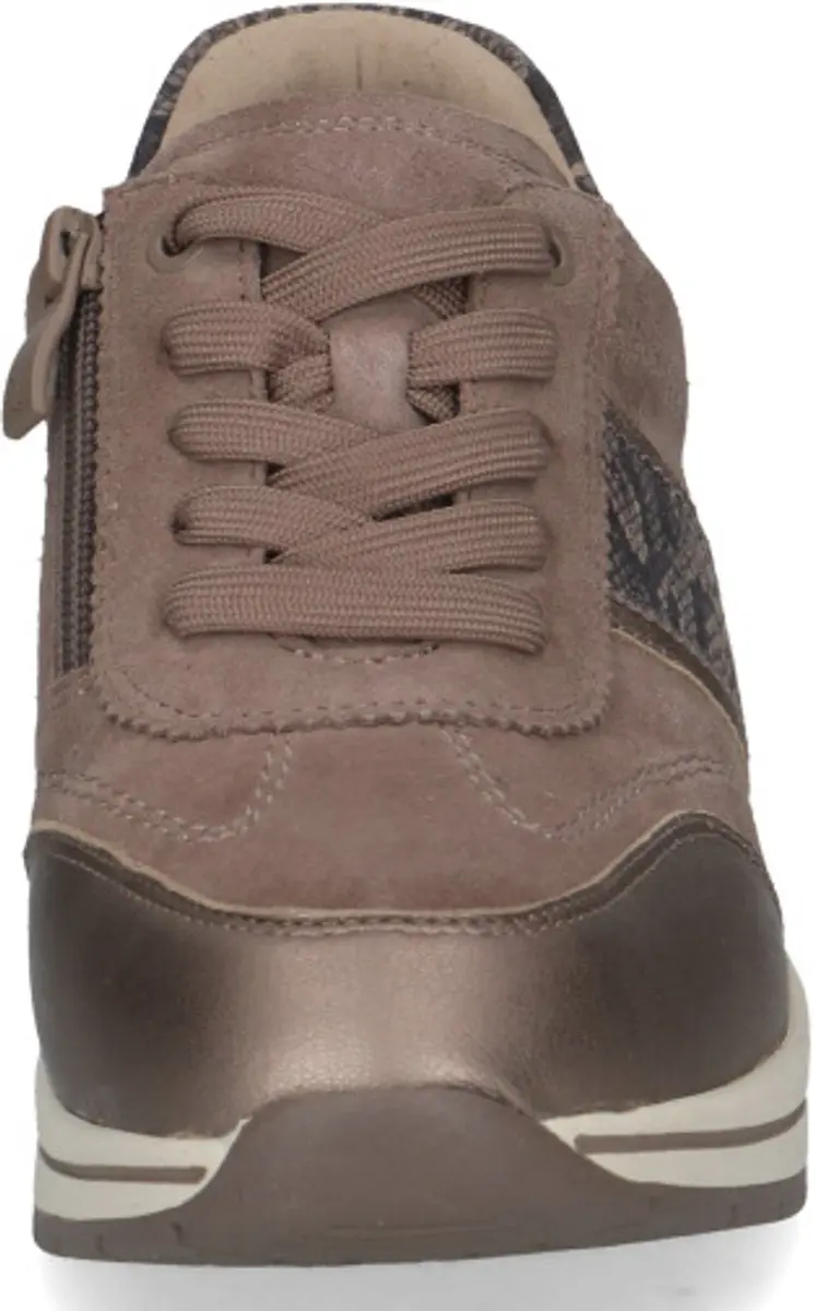 Caprice art. 9-23302-47 345 taupe dames sneaker veter/rits maat 40 - afbeelding 3 van 6