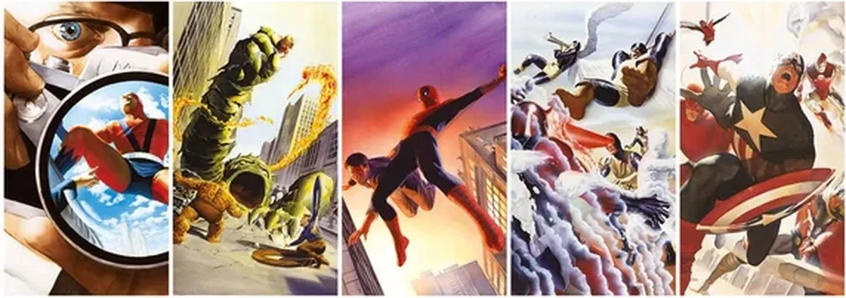 Marvel Panorama Puzzle 1000 Stuks - Multicolor