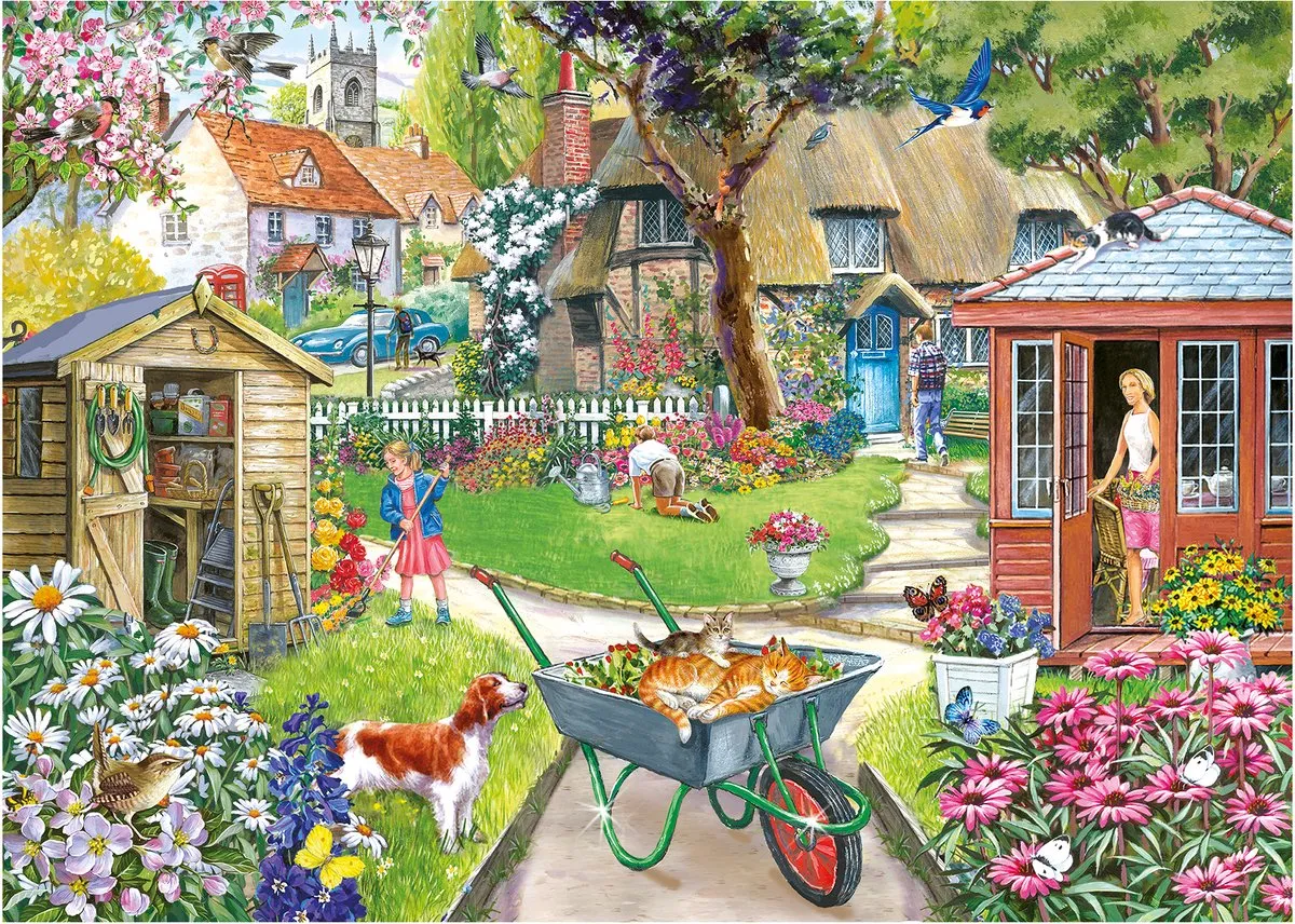 House of Puzzles Bloomin' Lovely Legpuzzel 1000 Stuks - Multicolor