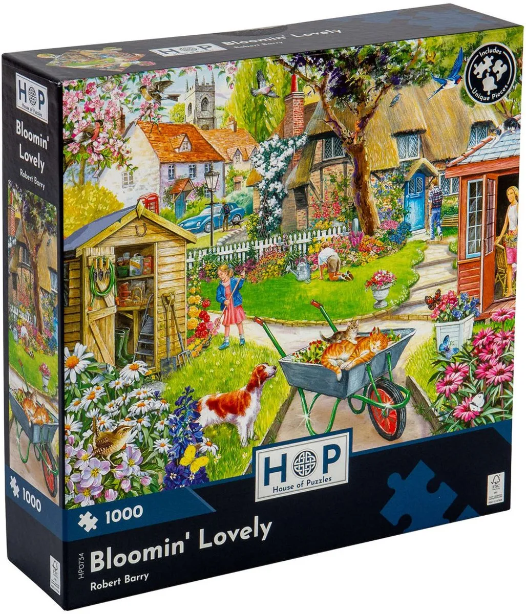 House of Puzzles Bloomin' Lovely Legpuzzel 1000 Stuks