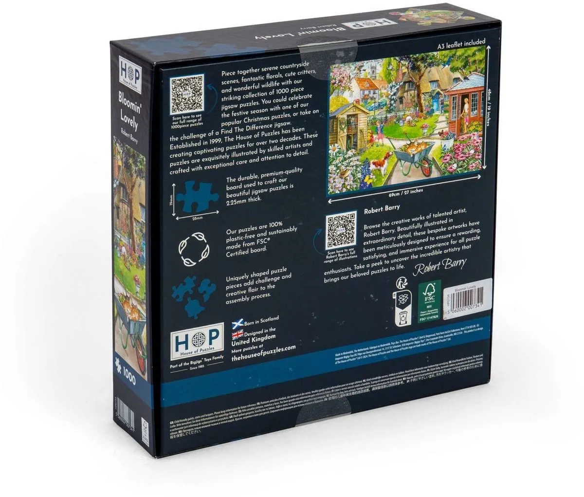 House of Puzzles Bloomin' Lovely Legpuzzel 1000 Stuks - Multicolor
