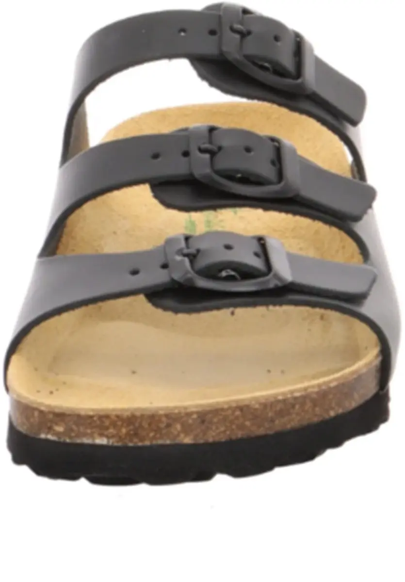 Natural Sense leren muiltje muiltjes dames 1152536 zwart