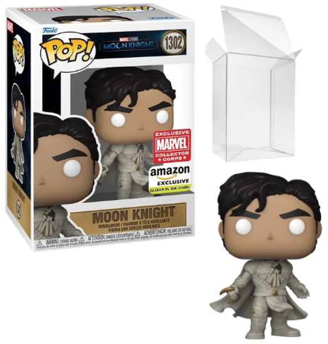 Funko Pop! Marvel Moon Knight Unmasked #1302 - Multi