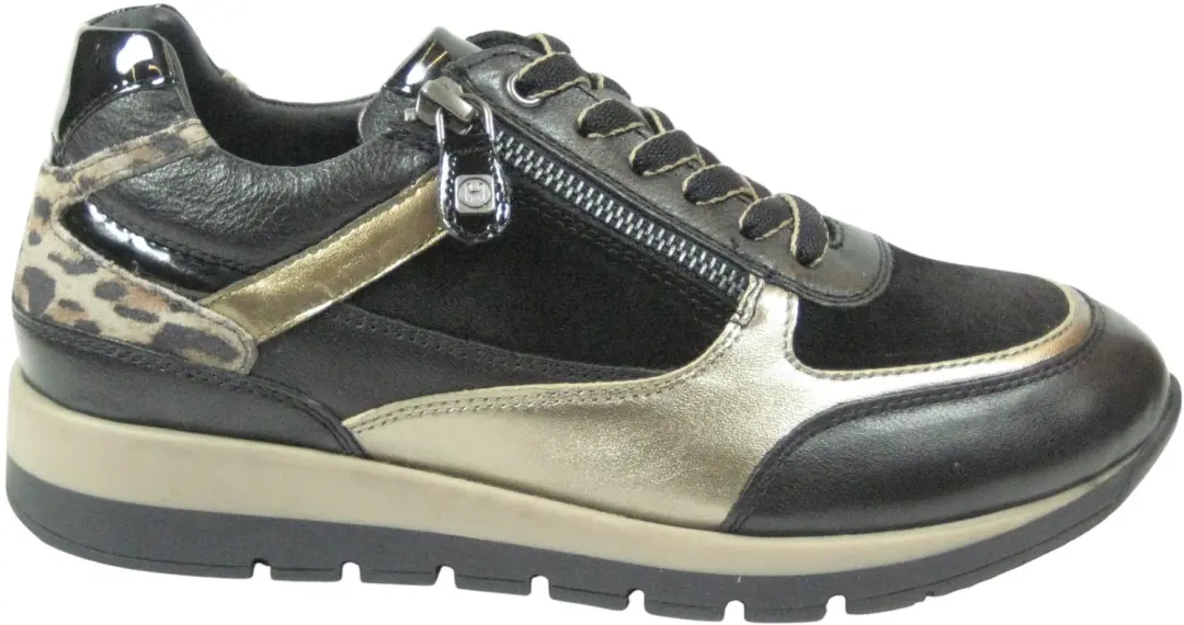 Helioform 249.007 Dames sneaker Extra breed Zwart/Combi - afbeelding 2 van 4