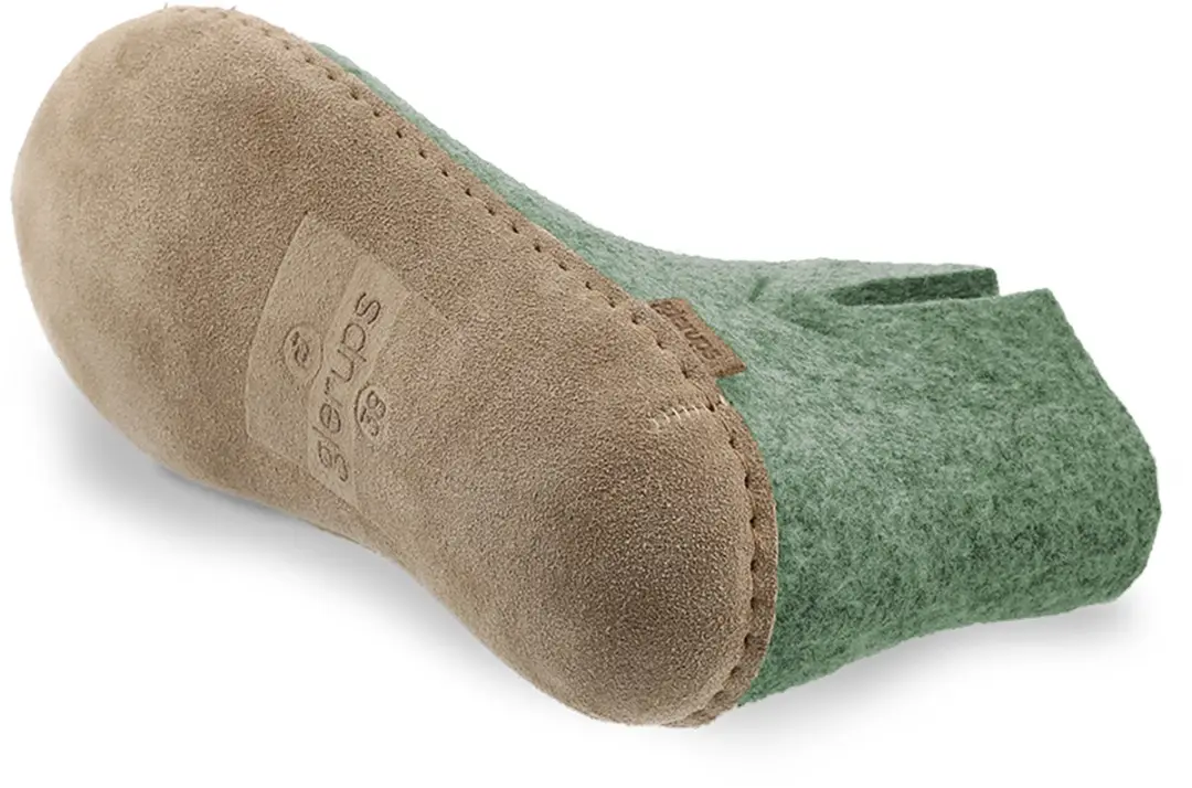 Glerups G-14 Hoge Wollen Sloffen Mos Groen - afbeelding 2 van 4