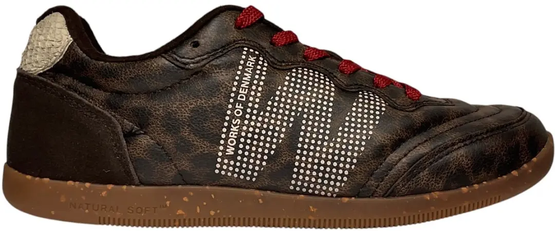 Woden Nanna dames sneakers Dark Leopard - afbeelding 2 van 6