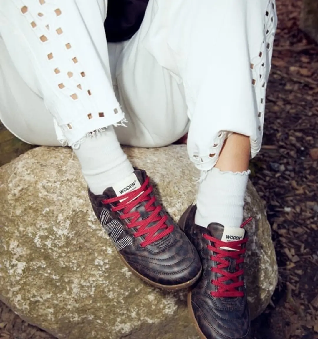 Woden Nanna dames sneakers Dark Leopard - afbeelding 4 van 6