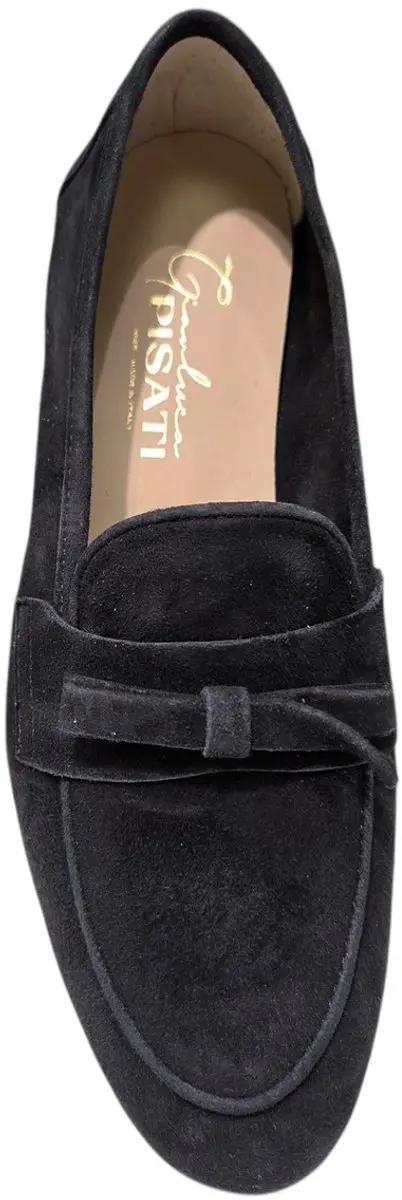 Gianluca Pisati Luna Camoscio Instappers - Blauw Suede - 43 - afbeelding 2 van 4