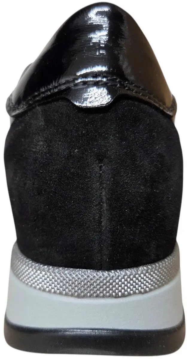 DL Sport 7118 944 06 Velour Black Sneakers - Zwart - afbeelding 2 van 4