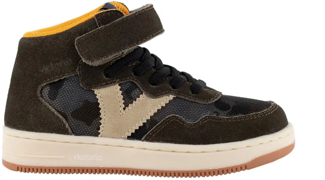 Time: hoge leren sneakers voor kinderen