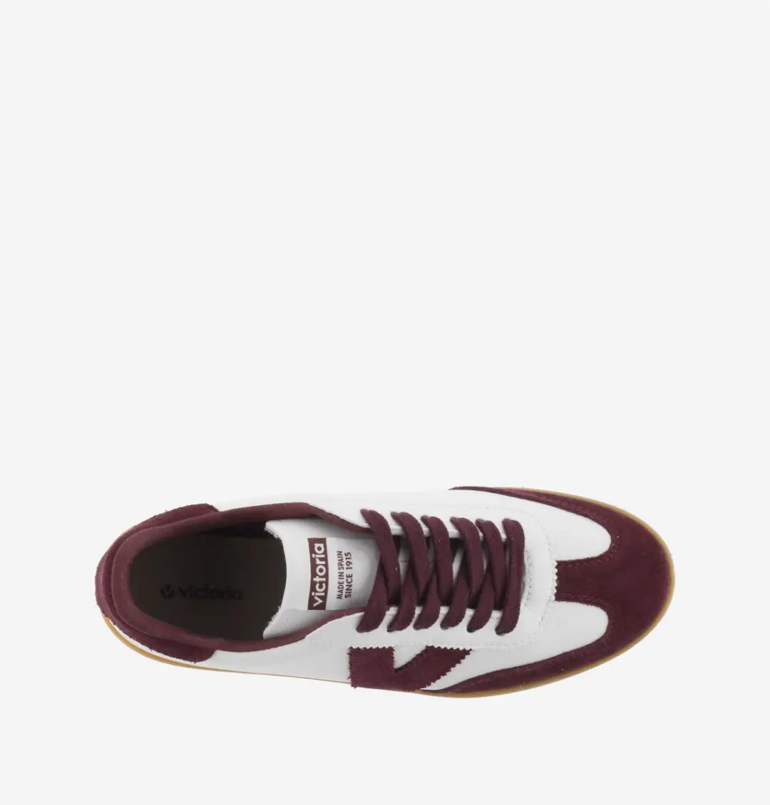 Victoria Berlin Ciclista sneakers - suede burdeos - afbeelding 5 van 6