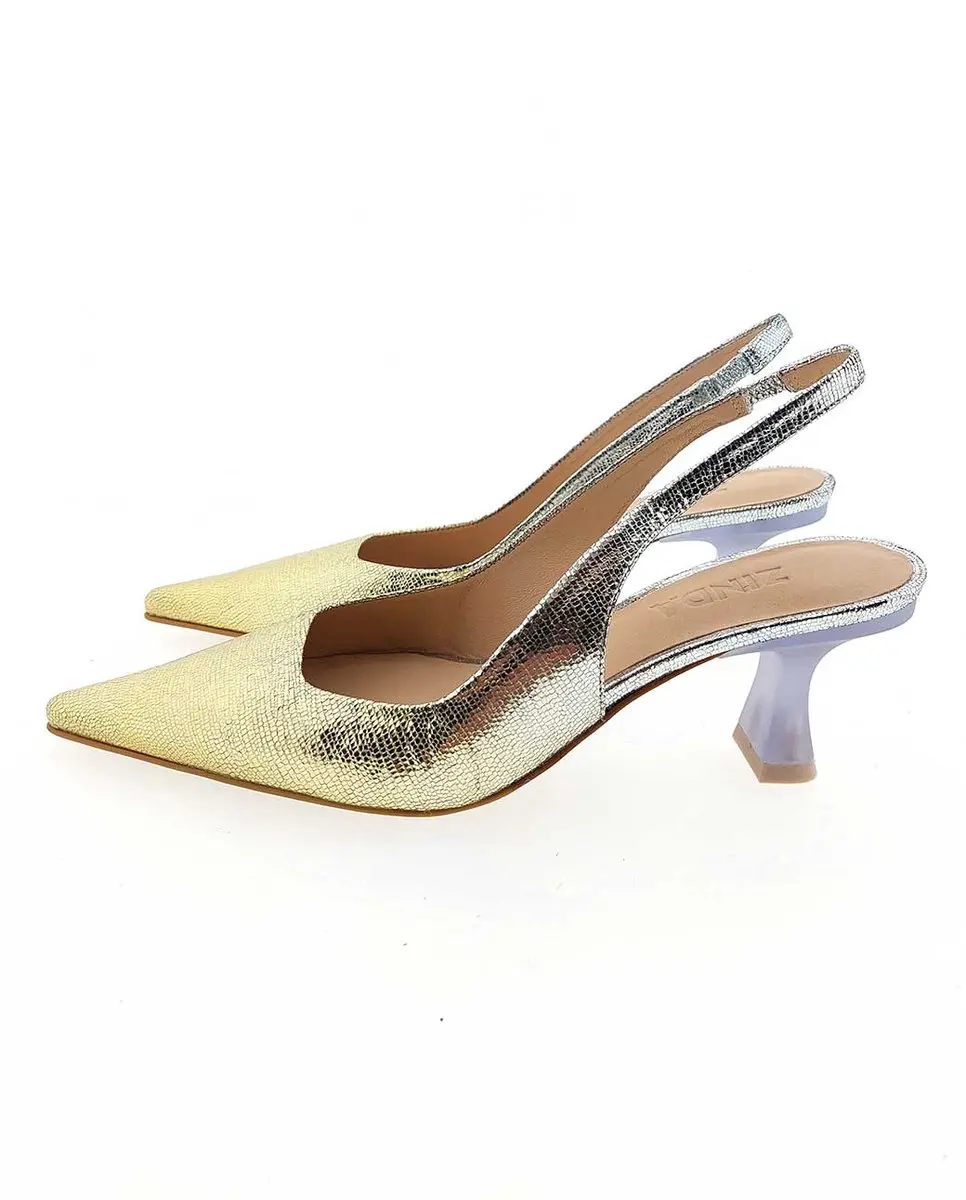 Zinda 2748 slingback pump goud, 36 / 3