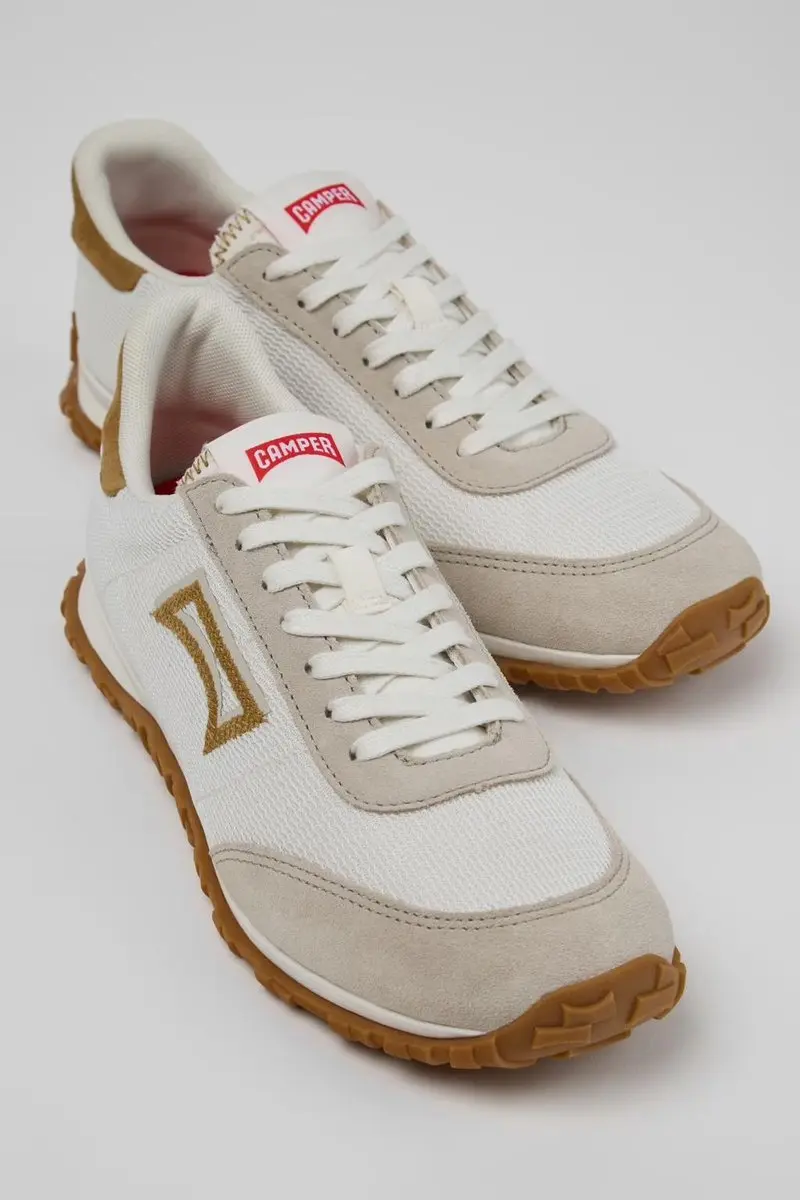 Camper Drift Walk sneakers - wit/bruin - afbeelding 6 van 6