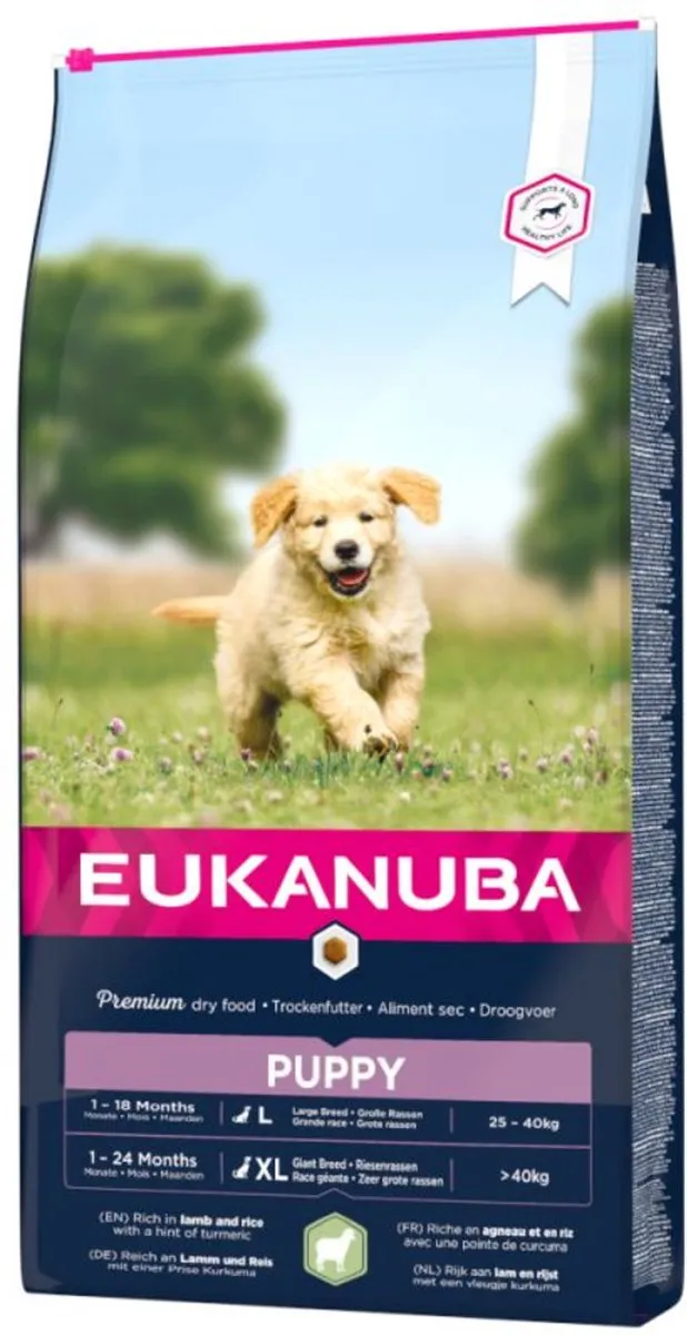 Eukanuba Dog Puppy & Junior All Breeds Lam & Rijst 12kg - afbeelding 6 van 8