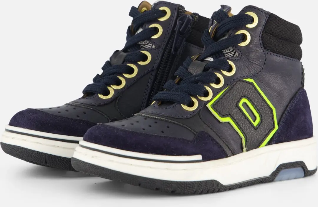 Develab Sneakers blauw Leer