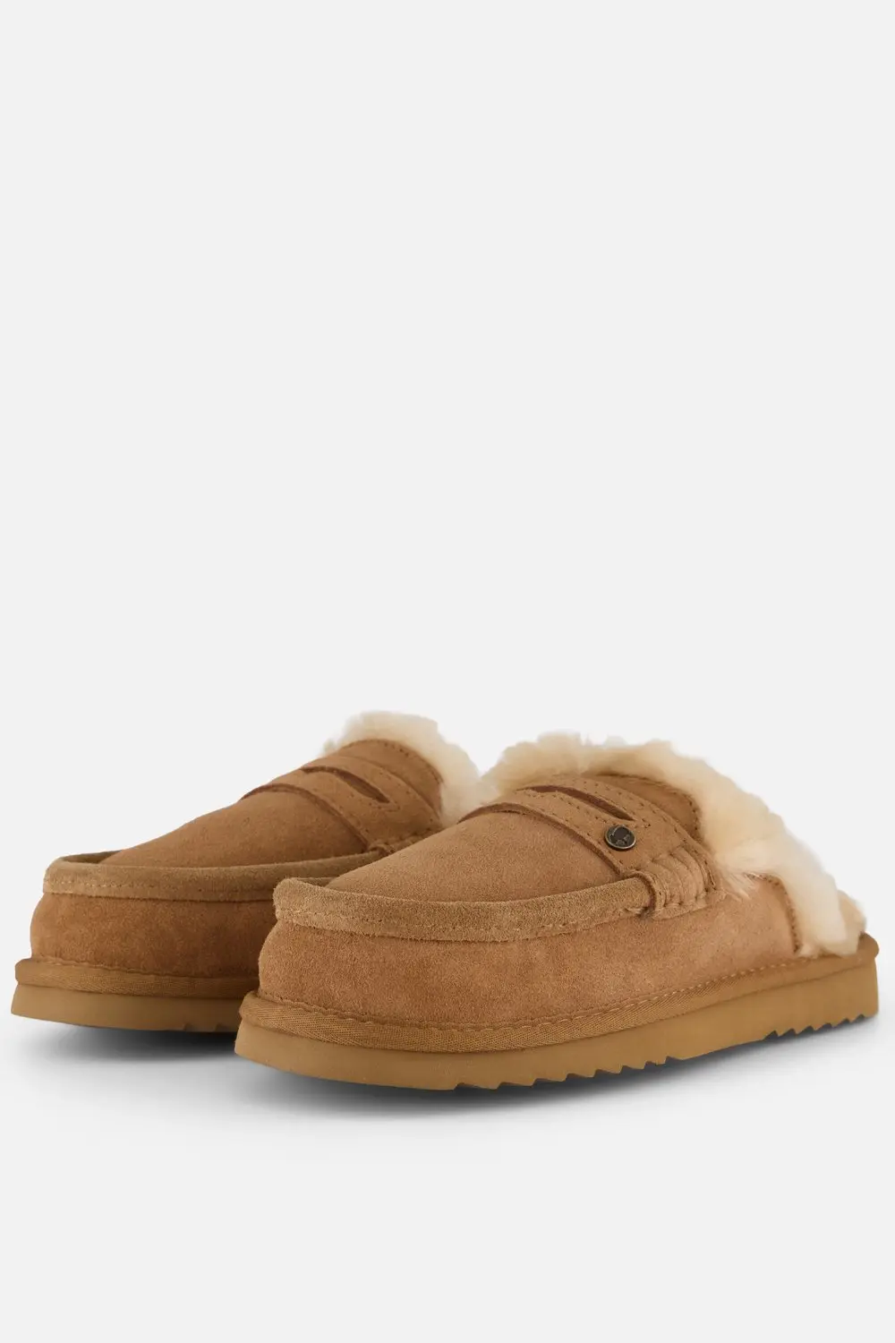 Warmbat Temora Suede tassels Dames Sloffen