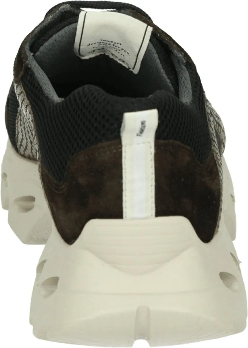 Durea 6309 H Lage sneakers - Bruin 38.5 - afbeelding 3 van 5