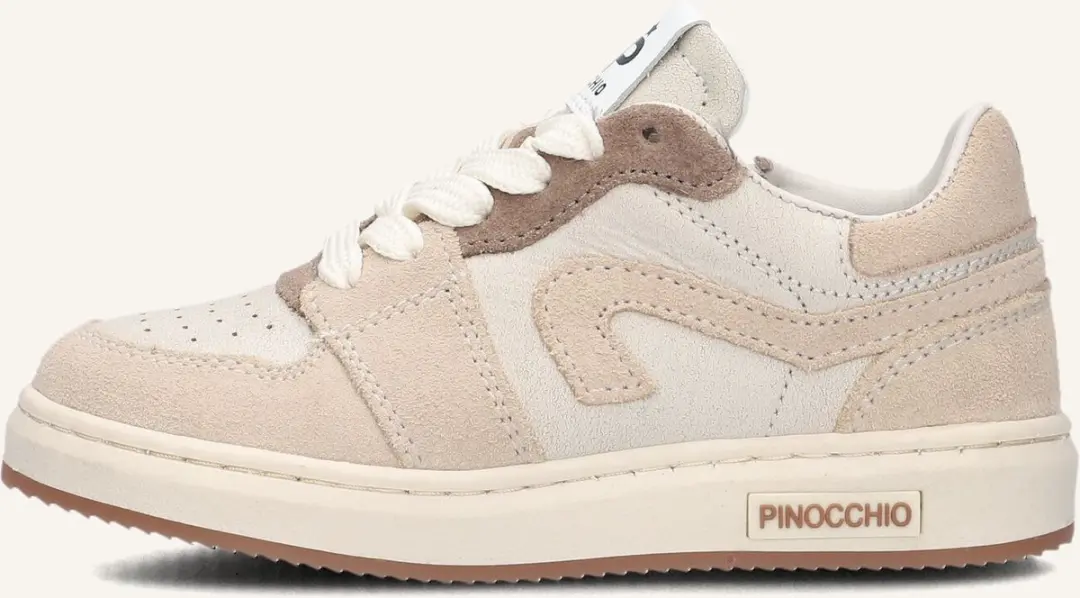 Pinocchio P1015 Jongens Sneakers - Beige Maat 28 - afbeelding 6 van 6