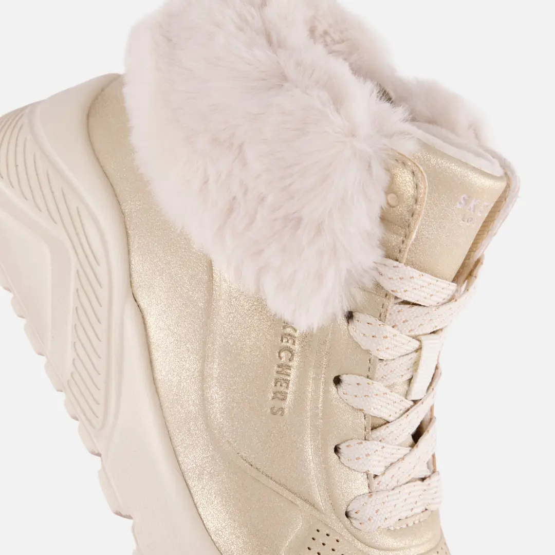 Skechers Uno Lite veterboots Goud maat 33 - afbeelding 3 van 4