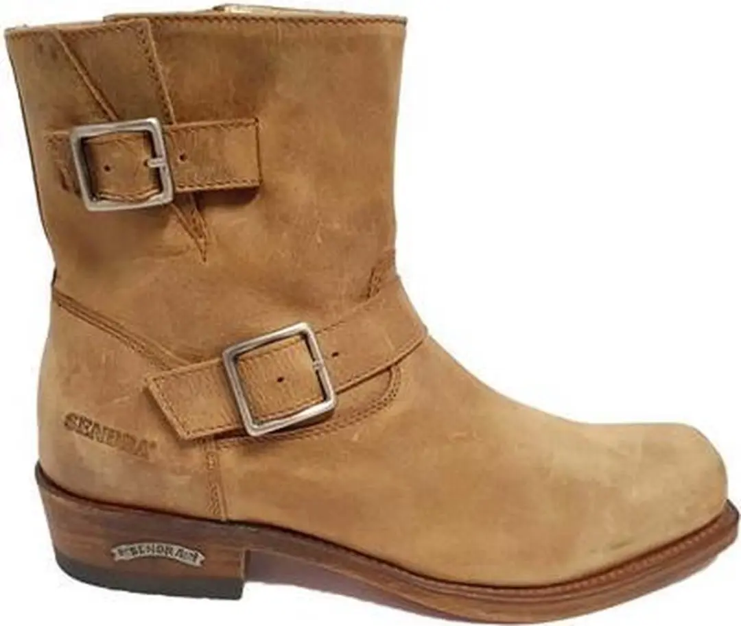 Sendra Herenlaars 12200 Floter Tang lichtbruin Nubuck Maat 41
