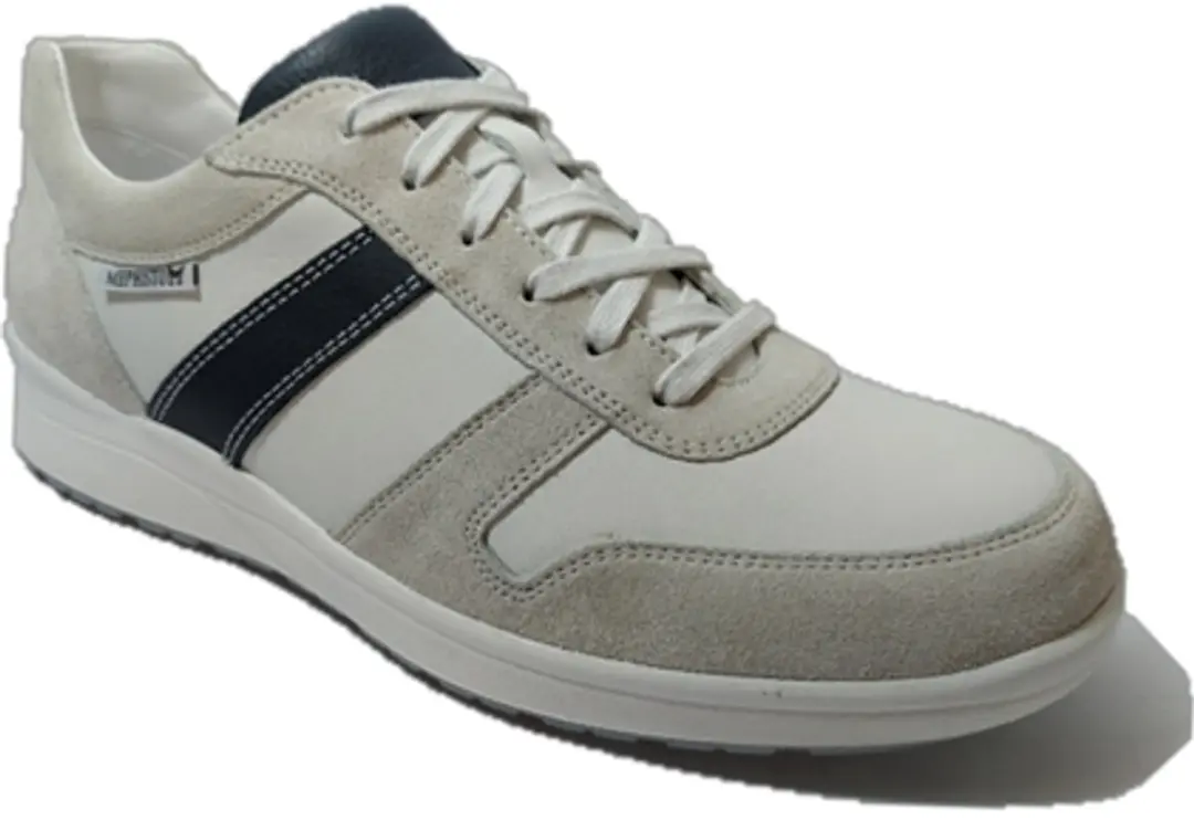 Mephisto Veterschoen Vito Off White Combi Suède