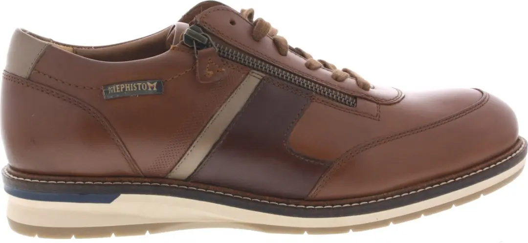 Heren Veterschoenen Mephisto Fabian Hazelnut Cognac