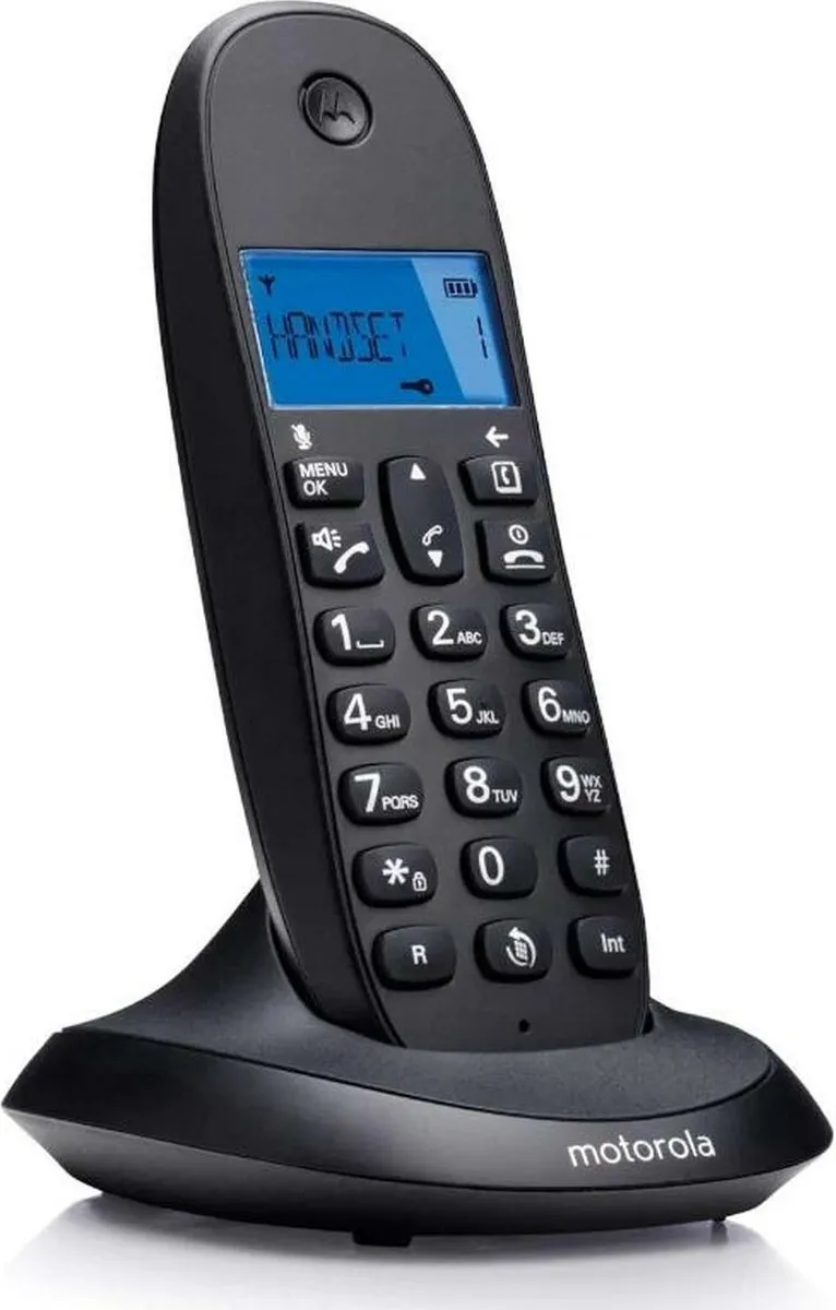 Motorola C1001CB DECT Telefoon - Blauw Display - 300mAh