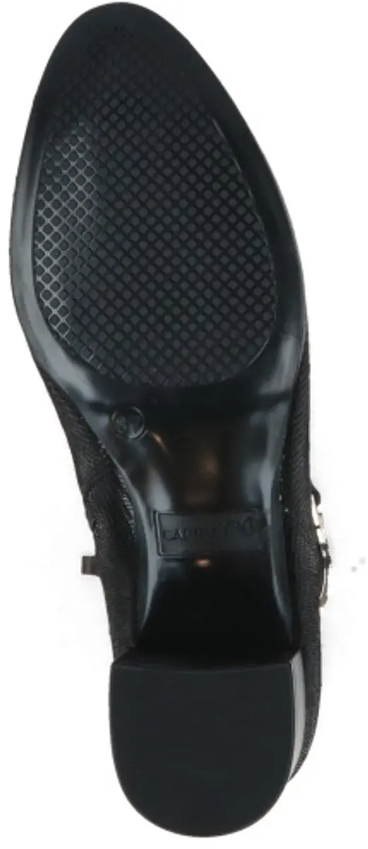 Caprice Leren Zwarte Dames Enkellaarzen - Zwart - 37 - afbeelding 3 van 6