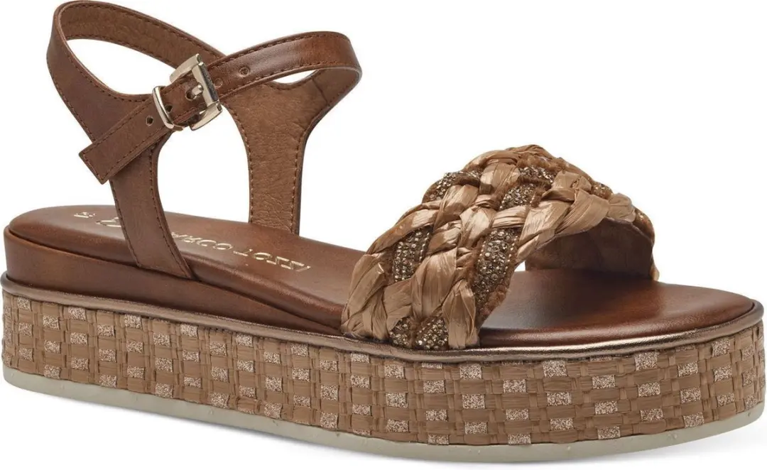 Marco Tozzi Dames Sandaal 2-28706-42 392 F-breedte Maat: 37 EU