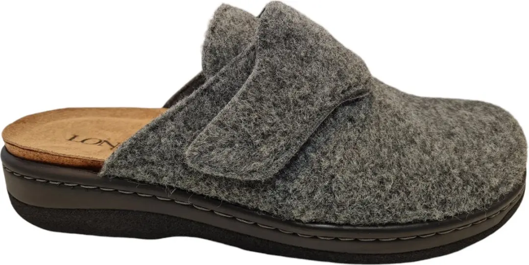 Longo 1101505 2 Grau Heren Pantoffels