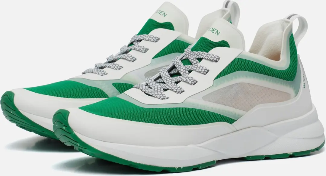 Woden Stelle Transparent Sneakers wit