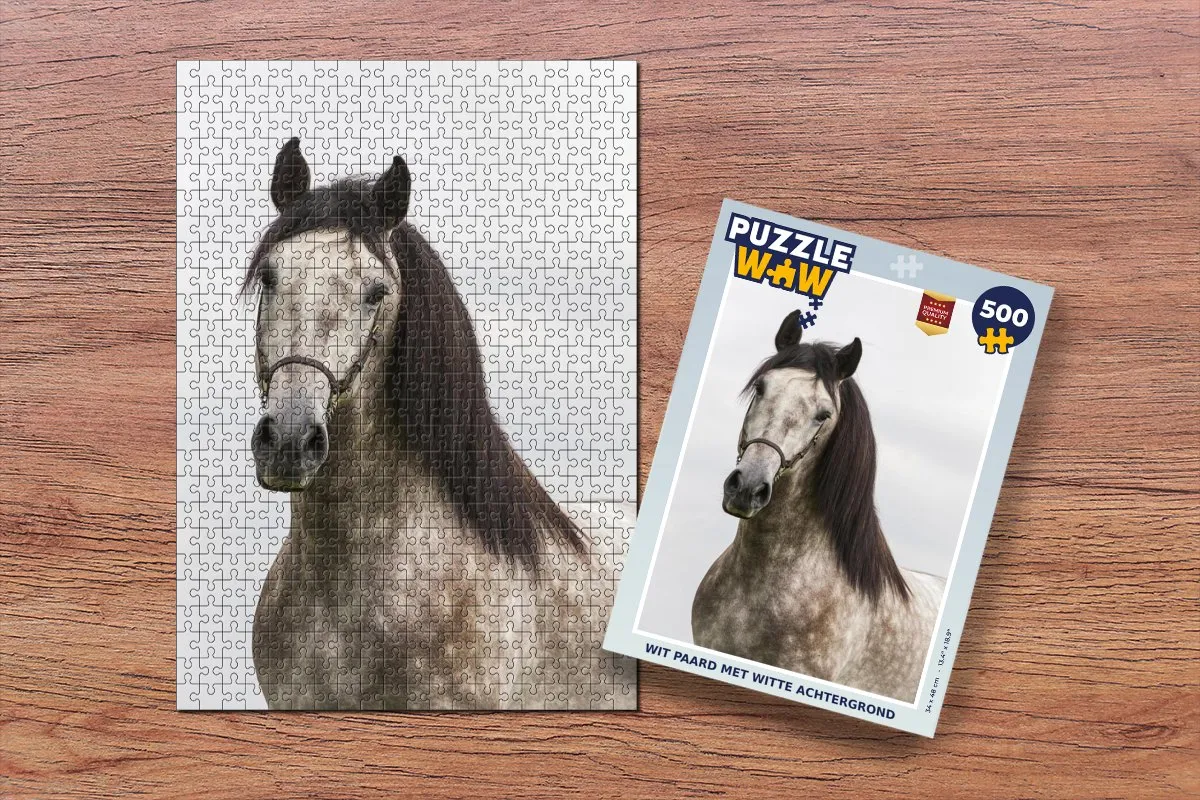PuzzleWow Andalusiër Halster Legpuzzel 500 Stuks - Schimmel