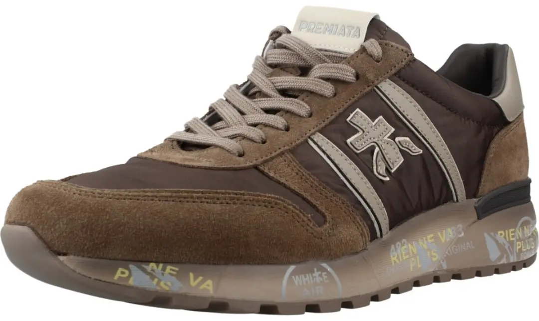 Premiata Lander Sneakers bruin - afbeelding 3 van 6