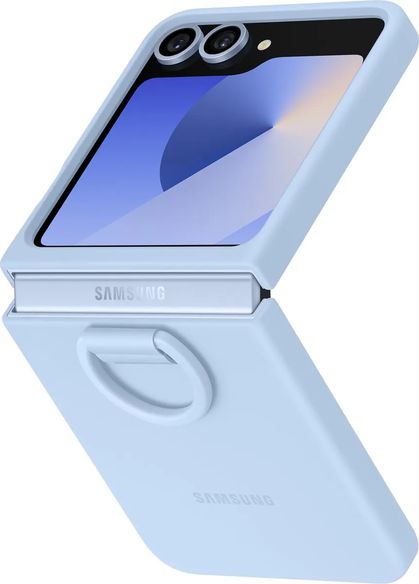 Samsung Galaxy Z Flip6 Silicone Hoesje - Blauw EF-PF741TLEGWW