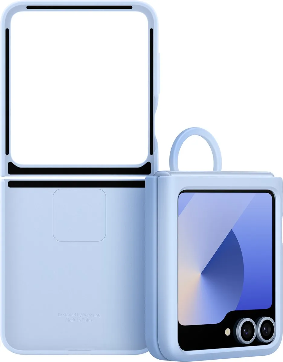 Samsung Galaxy Z Flip6 Silicone Hoesje - Blauw EF-PF741TLEGWW