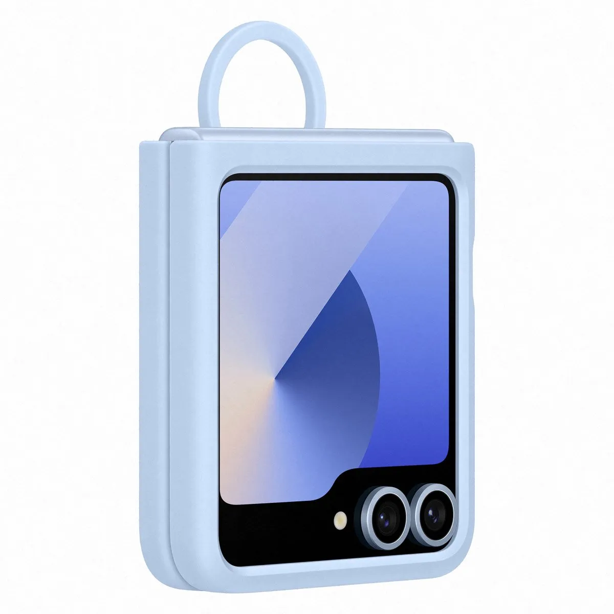 Samsung Galaxy Z Flip6 Silicone Hoesje - Blauw EF-PF741TLEGWW - afbeelding 6 van 6