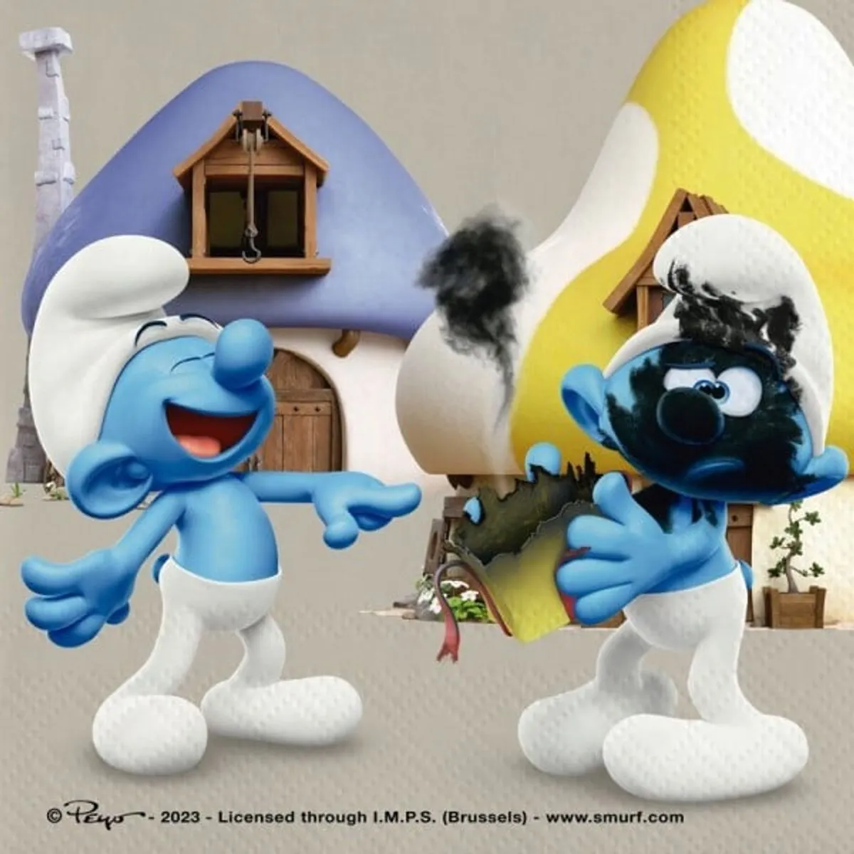 De Smurfen Servetten 20 Stuks