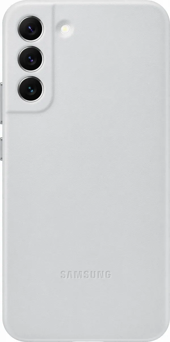 Samsung Galaxy S22 Plus Lederen Hoesje EF-VS906LJEGWW - Lichtgrijs