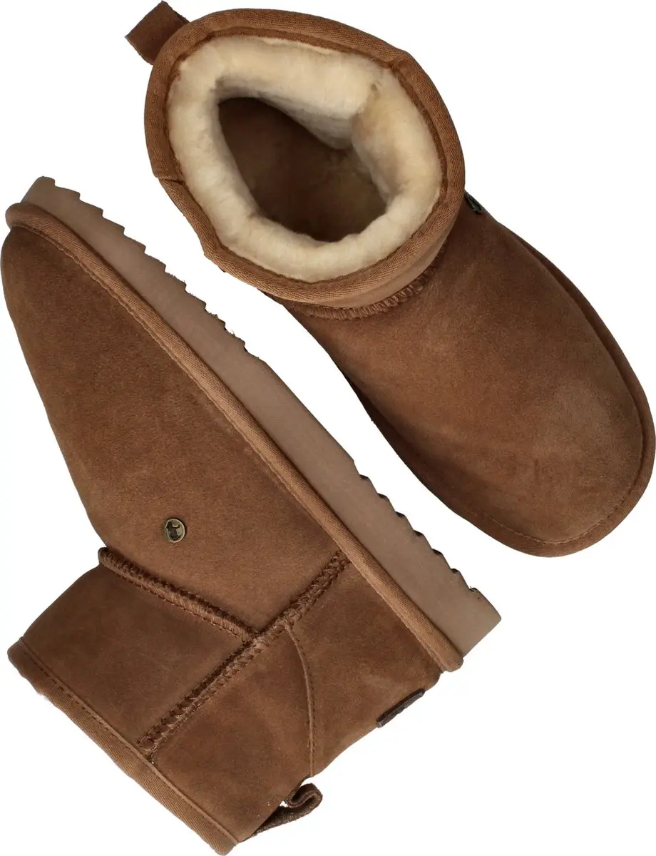 Warmbat Wallaby Suede Boot Dames Laarzen Cognac - afbeelding 3 van 6