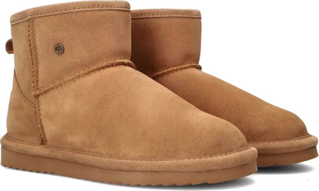 Warmbat Wallaby Suede Boot Dames Laarzen Cognac - afbeelding 2 van 6