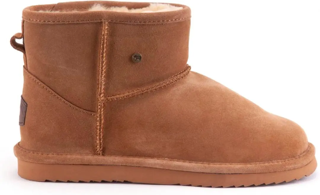 Warmbat Wallaby Suede Boot Dames Laarzen Cognac - afbeelding 4 van 6