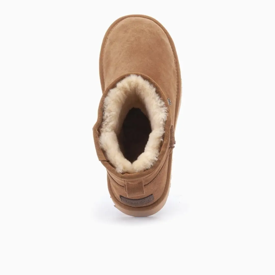 Warmbat Wallaby Suede Boot Dames Laarzen Cognac - afbeelding 6 van 6
