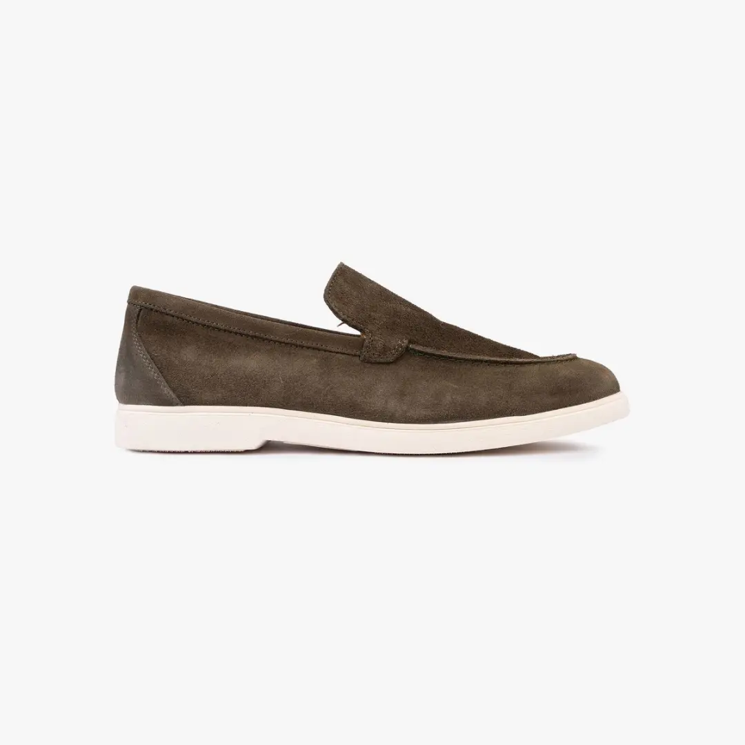 Omnio odin loafers heren army suede