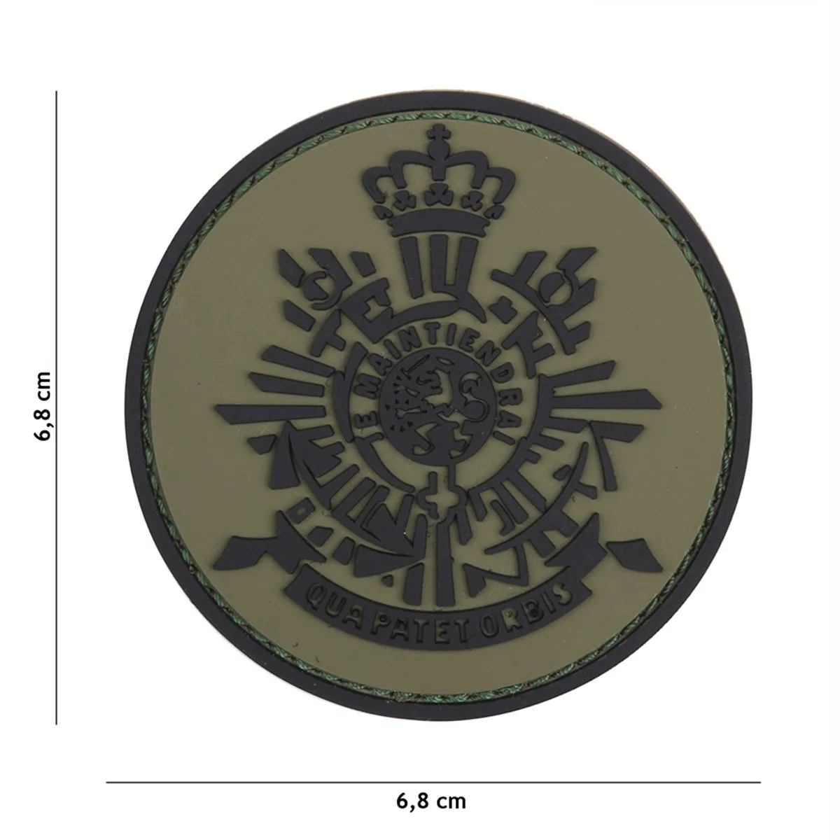 101 Inc Embleem 3D Korps Marinier Groen/Zwart 20050
