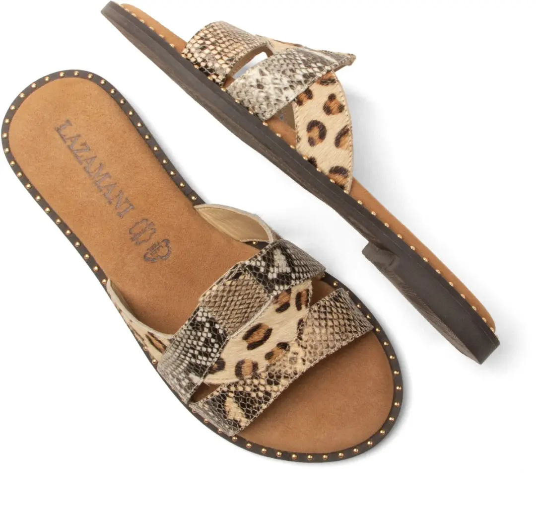 Lazamani Suze Slippers Beige - afbeelding 3 van 6