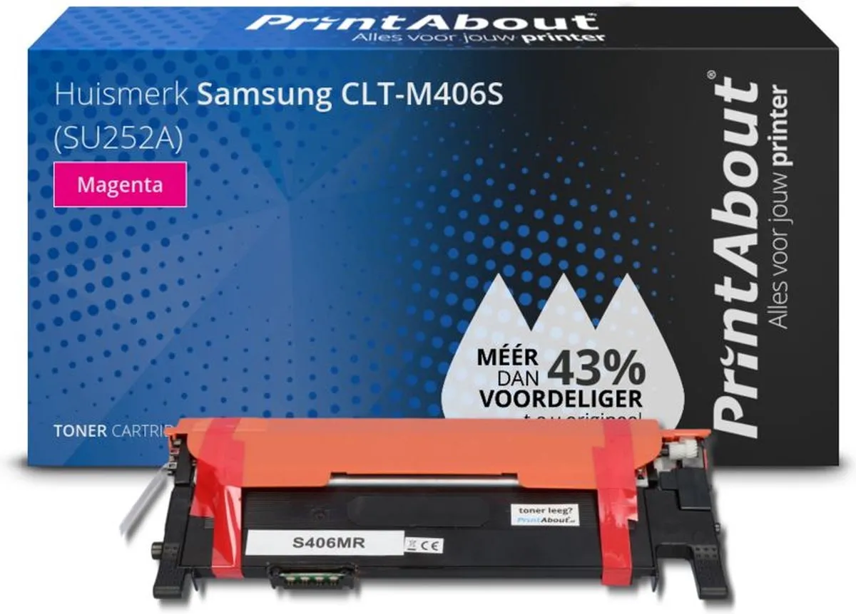 PrintAbout CLT-M406S Toner Magenta