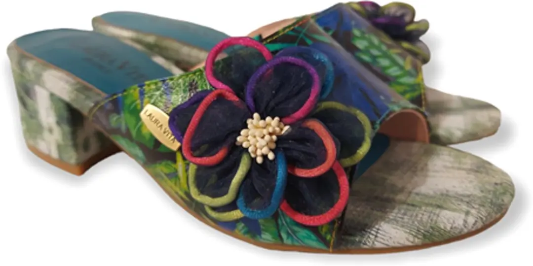 Laura Vita Slipper Hucbio 28 SL151237-28 Turquoise