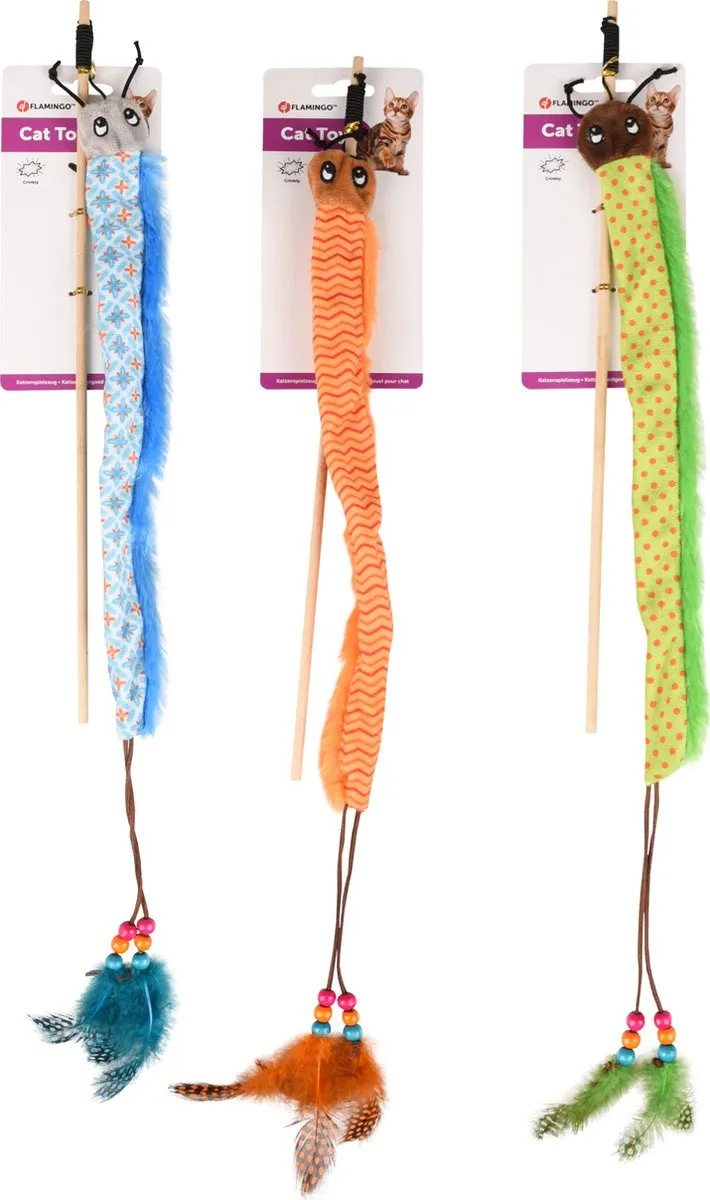Flamingo Kirk Speelgoed Kat Ps Kirk Hengel+rups Assortiment - 130022