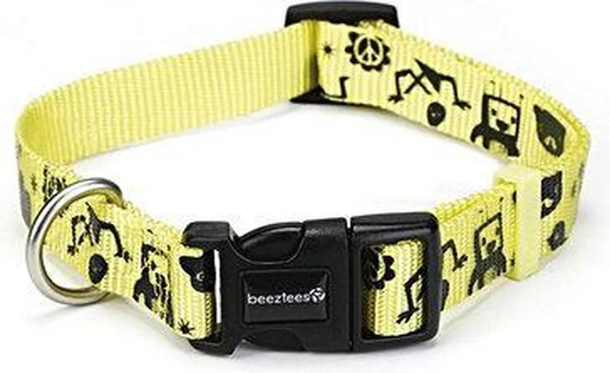 Beeztees Halsband Monster Geel