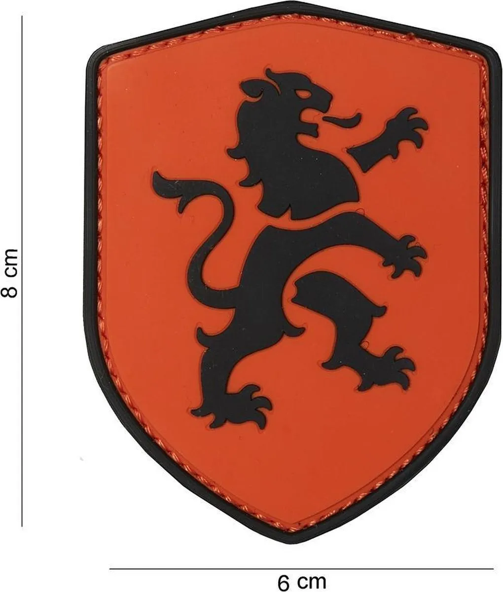 101 Inc Embleem 3D PVC Schild Hollandse Leeuw